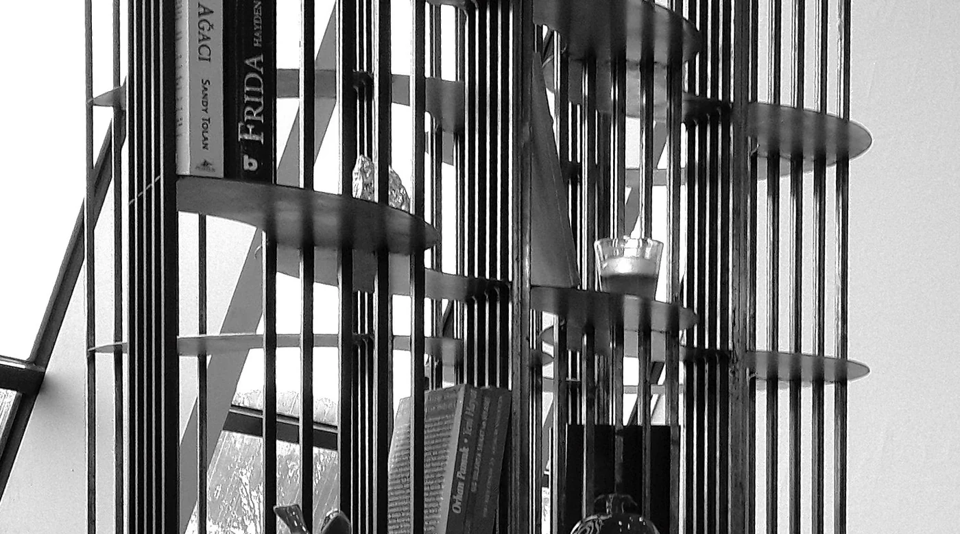 Interior detail and shelving