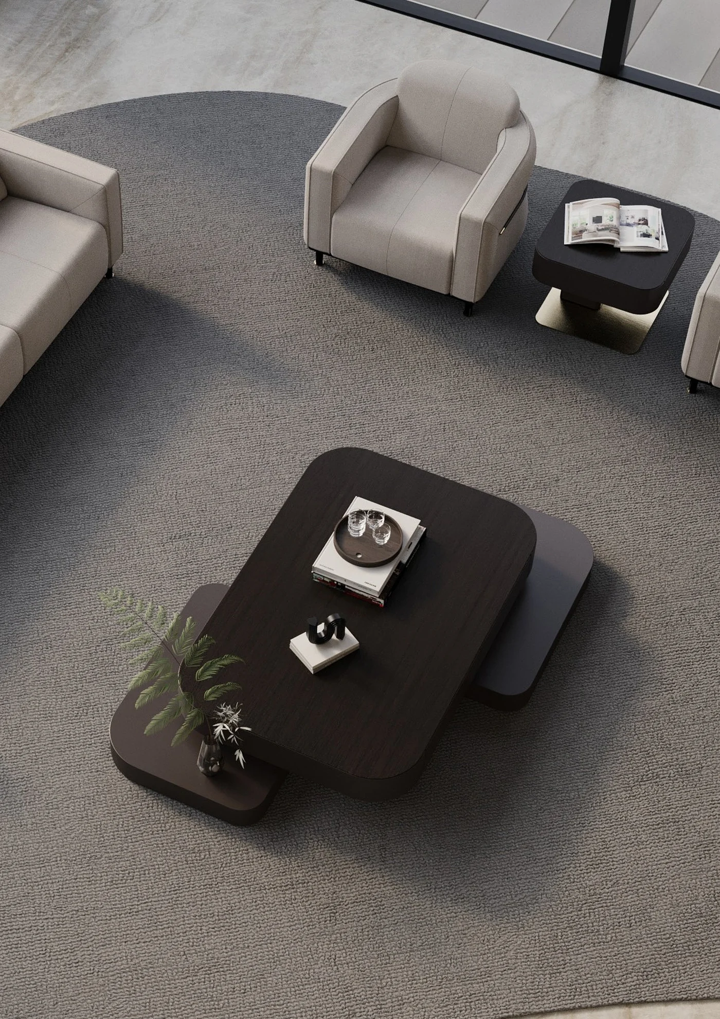 Furniture and product design interior visual