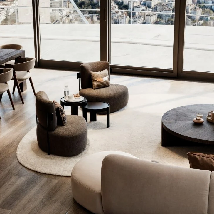 KH House living area with view